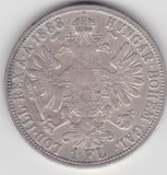 AUSTRIA UNGARIA 1 Florin 1888, Europa, Argint