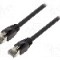 Cablu patch cord, Cat 8.1, lungime 5m, S/FTP, LOGILINK - CQ8073S