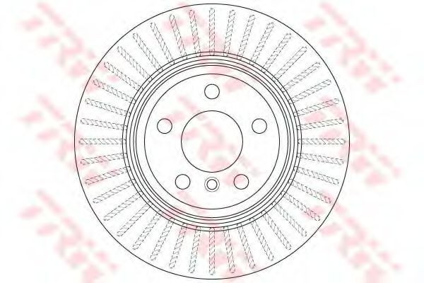 Disc frana BMW Seria 3 (F30, F35, F80) (2011 - 2016) TRW DF6512S