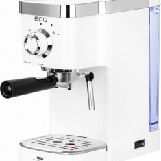 Espressor manual ECG ESP 20301 Alb, 1450 W,1.25 L, dispozitiv spumare, 20 bar