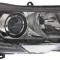 Far Skoda Superb 06.2013-07.2015, Dreapta, tip bec H15+H7+Psy24w, reglare electrica, cu lumini pentru timp de zi, cu motoras, ECE, Hella, 3T1941016F,