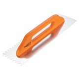 Gletiera zimtata 480x128 mm cu dinti 8 mm si maner ergonomic din lemn