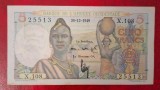 5 franci 1949 Africa de Vest P36, seria X.108 25513