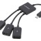 Adaptor USB Dual Micro USB și USB A