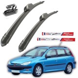 Cumpara ieftin Ștergătoare Peugeot 206 (1998&ndash;2012) SW (break) &ndash; Set față Flat