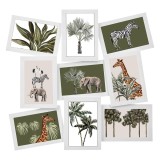 Rama colaj 9 fotografii 5Five Cali din plastic, 46x1,9x49 cm, alb Household NewTrend