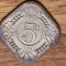 R08 Olanda - moneda de colectie raruta - 5 cents 1923 - romboidala - spectaculoasa !