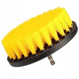 Perie Curatare Auto Tapiterie, 10cm, Negru/Galben - Uz Casnic, Universal
