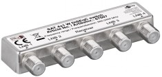 Comutator 4x1 switch 4 LNB-uri DiSEqC 900-2400MHz Goobay foto