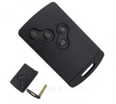 Carcasa cheie telecomanda Topautochei&reg; pentru Renault Clio Megane Koleos 4 butoane