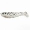 SHAD PROFIBLINKER RIPTOR 8CM ALB PERLAT/NEGRU 5 BUC