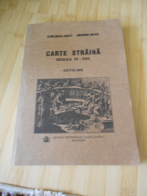 ELENA MARIA SCHATZ--CARTE STRAINA - CATALOG DE CARTI VECHI - 2001 - CU AUTOGRAF foto