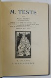 M. TESTE par PAUL VALERY , portrait de G. RIGAL , 1927 , EXEMPLAR 784 DIN 1000 *