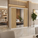 Dresing Delia 200 Alb cu Oglinda si Usi Sonoma Stoc limitat