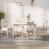 Perne de Sezut 4 pcs Crem 40 x 40 x 3 cm Catifea