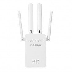 Amplificator extender retea Wi-Fi Pix-Link, 300 Mbps, server incorporat foto