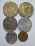 Lot 6 monede colectie:Romania,Slovenia,Slovacia,Moldova,vedeti foto