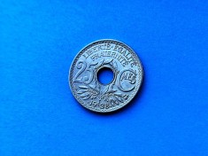 25 Centimes 1938 Franta-AUNC-in realitate arata bine!