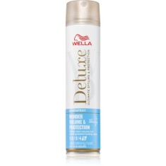 Wella Deluxe Wonder Volume &amp; Protection fixativ pentru păr cu fixare foarte puternică pentru volum și strălucire 250 ml