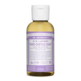 Sapun magic lichid 18 in 1 cu lavanda pentru calatorii Castilia, 60 ml, Dr. Bronner&#039;s