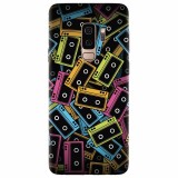 Husa silicon pentru Samsung S9 Plus, Audio Cassette Color Vector