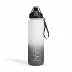 Sticlă de apă sport - 1L - opal - gradient alb-negru