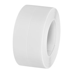Banda adeziva etansare PVC, alba, 3.2mx3.8cm, rezistenta la apa, pentru baie si bucatarie