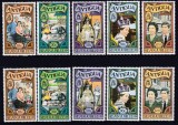 DB1 Antigua 1977 Jubileu 25 ANi + Vizita Supratipar 8 v. MNH