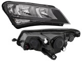Far SKODA SUPERB (3V), 05.2015-06.2024, partea dreapta, cu daytime running light; H7+H7+PW24W+PWY24W; electrical; halogen,