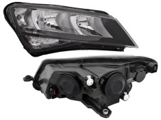 Far Skoda Superb (3V), 05.2015-06.2024, partea dreapta, TYC, cu daytime running light; H7+H7+PWY24W+W16W; electrical; cu motor; halogen,