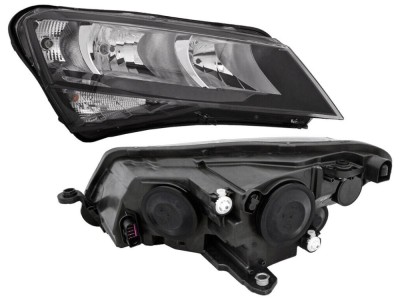Far SKODA SUPERB (3V), 05.2015-06.2024, partea dreapta, TYC, cu daytime running light; H7+H7+PWY24W+W16W; electrical; cu motor; halogen, foto
