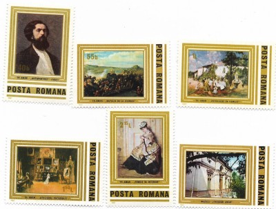 Romania (384) - Reproduceri de arta - Theodor Aman, 1981 - serie neobliterata foto