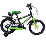 Bicicleta pentru Copii Cadru Otel Roti 14 Inch Splendor Verde BIC14V JGR