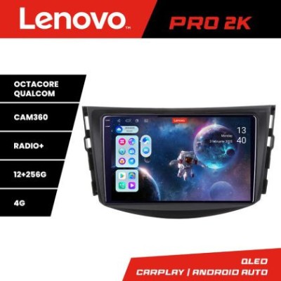 Navigatie Toyota RAV4 Lenovo Kit-018 8 core QLED 2K 12+256 360 Android Waze USB Navigatie Internet Youtube Radio CarStore Technology foto