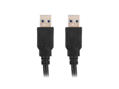 Cablu USB-A M/M 3.0 1,8 m negru foto