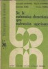 De la matematica elementara spre matematica superioara - Constantin Avadanei, Constantin Bors, Neculai Avadanei