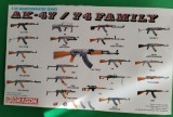 Kit AK-47/ 74 FAMILY - DRAGON Cod 3802 Scara 1/35 Număr piese 39 DIORAMA MACHETA FIGURINE ARME ASAMBLARE HOBBY WWII SOLDAȚI GERMANI AMERICANI RUȘI, 1:32