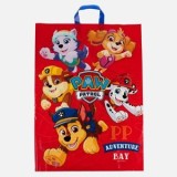 Punga Cadou Plastic Paw Patrol 50x70cm Roșu și Albastru, CMCLASS