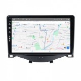 Navigatie Citroen C1 Peugeot 108 Toyota AYGO (2014-2022) 4GB RAM Android 13 Octacore Slot Sim 4G DSP GPS Wi-FI Carplay Android Auto USB Bluetooth Waze
