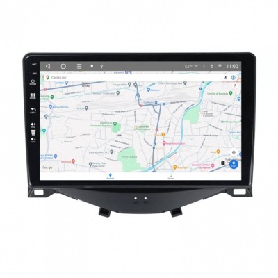 Navigatie Citroen C1 Peugeot 108 Toyota AYGO (2014-2022) 4GB RAM Android 13 Octacore Slot Sim 4G DSP GPS Wi-FI Carplay Android Auto USB Bluetooth Waze foto