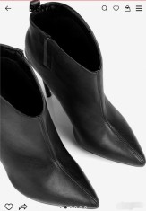 Botine cu toc subtire foto