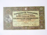 Cumpara ieftin Rară! Elveția 5 Francs 1952 aUNC,bancnota din imagini