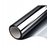 Rola folie 30m geamuri premium silver cromata 35% reflectorizanta argintie, anti-zgariere