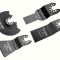 Set 4 accesorii multicutter, mixt, prindere rapida, Tolsen