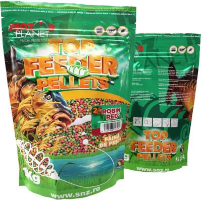 Top Feeder Senzor Pelletes Robin Red Mix, 2.5mm, 1kg foto