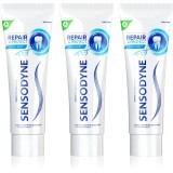 Sensodyne Repair &amp; Protect Cool Mint pastă de dinți pentru dinti sensibili 3x75 ml