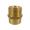 Fiting filetare alamă niplu dublu redus 1/2&quot; IG x 3/4&quot; AG