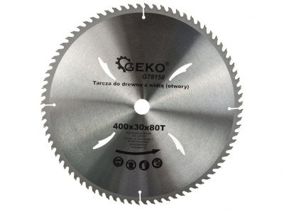 Disc circular pentru lemn 400x30x80T, GEKO G78158 foto