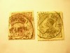 2Timbre Portugalia 1910 Rege Manuel II , val.10r si 25r stampilat