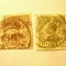 2Timbre Portugalia 1910 Rege Manuel II , val.10r si 25r stampilat